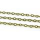 Chain with texture 4x3 mm 10 cm MD0435