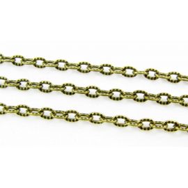 Tekstuuriga kett 4x3 mm 10 cm MD0435