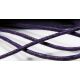 Waxed cotton cord, dark purple 1.5 mm