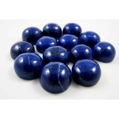 Natürlicher Lapislazuli Cabochon 12 mm Klasse AA KB0124-5