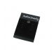 Card for earrings, black color, plastic, covered with suede, 52x37 mm