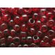 Preciosa Seed Beads (90090) transparent red color 50 g