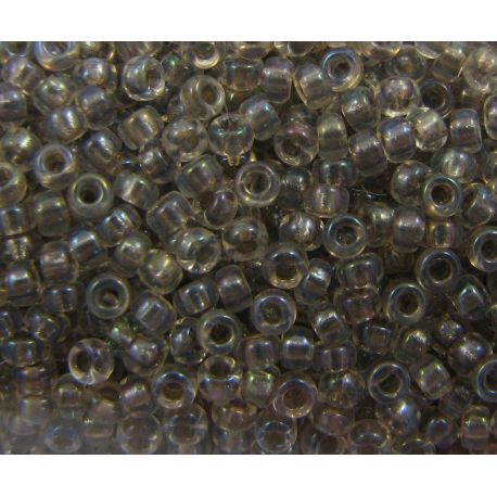 MIYUKI Seed Beads (2195) transparent grey, 15/0 5 g