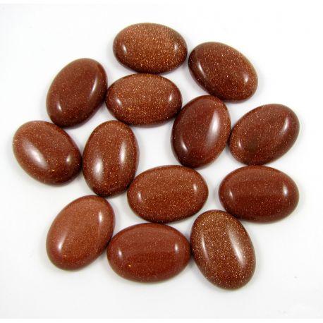 Saulės akmens kabošonas 25x18 mm KB0141