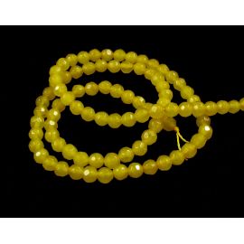 Topazo karoliukų gija 4 mm AKG0389