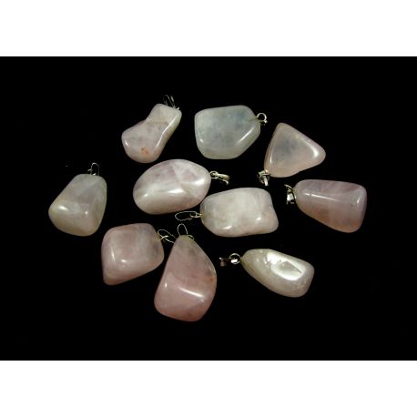 Rožinio kvarco pakabukas 13x24 mm PK0027