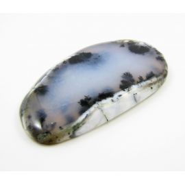 Natūralus opalo dendrito kabošonas 51x28x5 mm