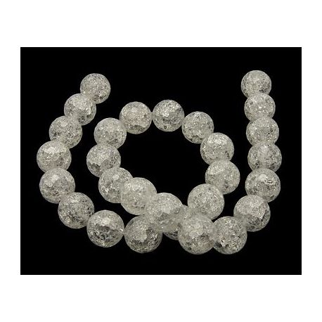 Kalnų krištolo karoliukai 14 mm, 1 vnt. AK0417