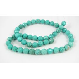 Turquoise beads strand 8 mm