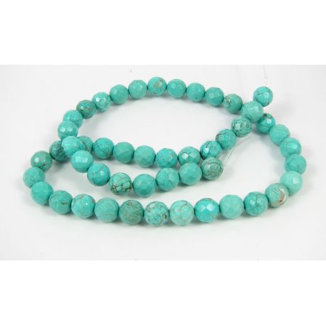 Turquoise beads strand 8 mm AKG0424