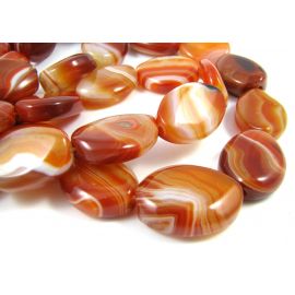 Agato karoliukai 20x15 mm