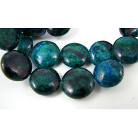 Azurito chrizokola karoliukai 12 mm AK0451
