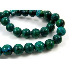 Azurito chrizokola karoliukai 12 mm AK0453