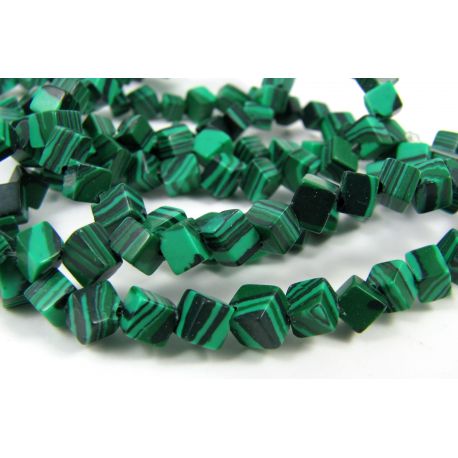 Synthetic malachite beads 4-6 mm AK0470
