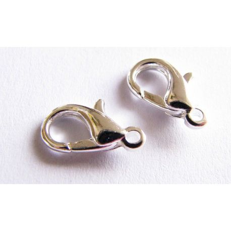 Silver Clasp silver for the manufacture of jewelry color 12mm