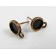 Ohrringe Haken - Nägel, 13x8 mm, 3 Paare MD0530