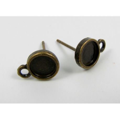 Ohrringe Haken - Nägel, 13x8 mm, 3 Paare MD0531