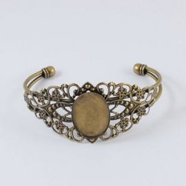 Messingarmband für Cabochon 18 cm