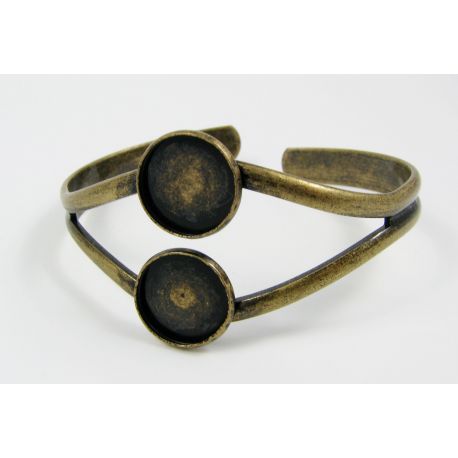 Messingarmband für Cabochons 17 cm MD0518
