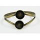 Messingarmband für Cabochons 17 cm MD0518
