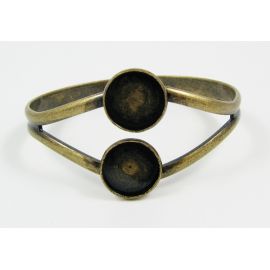 Messingarmband für Cabochons 17 cm