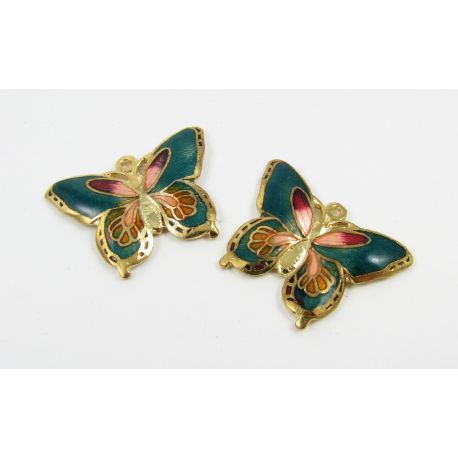 Pakabukas "Drugelis" 29x21 mm, 1 vnt. MD0542