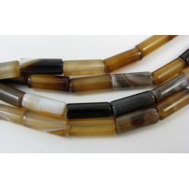 Achatperlen 16x6 mm