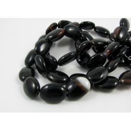Agate beads 18x12 mm