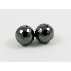 Hematite beads 12 mm, 1 pcs.