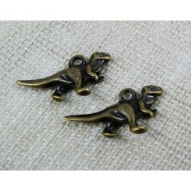 Pakabukas "Dinozauras" 22x12 mm., 2 vnt.