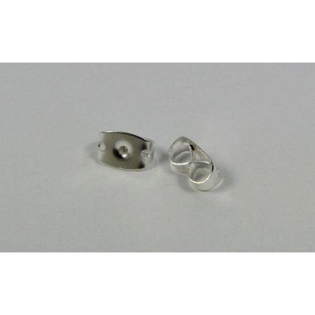 Earring lock, 6 mm, 5 pairs MD0217