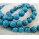 Synthetic turquoise beads 8x12 mm AK0600