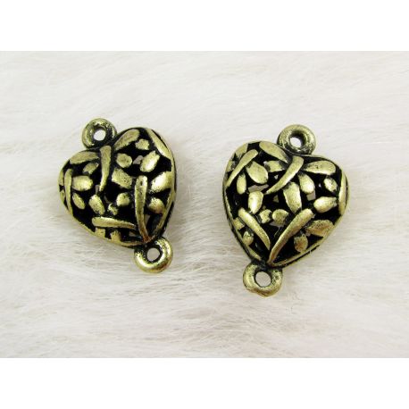 Lingid pistikud "Heart" 21x14 mm MD0551