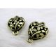 Lingid pistikud "Heart" 21x14 mm MD0551