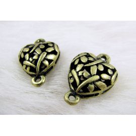 Lingid pistikud "Heart" 21x14 mm