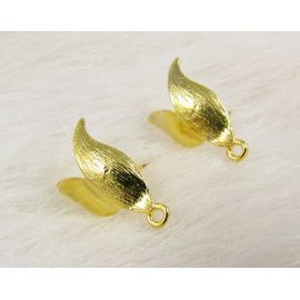 Earrings hooks, 14x11 mm, 3 pairs