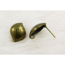 Earrings hooks, 16x13 mm, 3 pairs