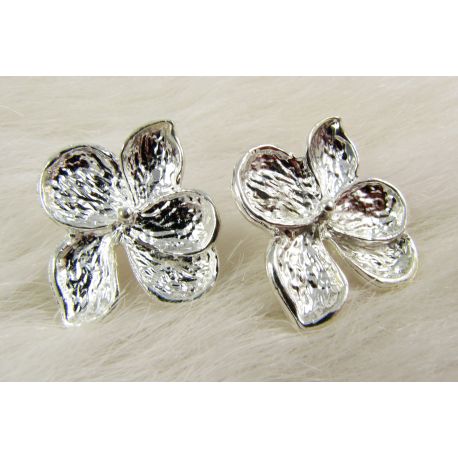 Āķi auskariem "Zieds", 24x22 mm, 2 pāri MD0566