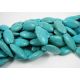 Synthetic turquoise beads strand 29x16 mm AKG0578