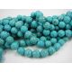 Synthetic turquoise beads strand 14 mm AKG0579