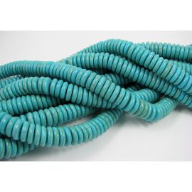 Synthetic turquoise beads strand 12 mm