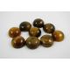Tigro akies kabošonas 12 mm KB0196