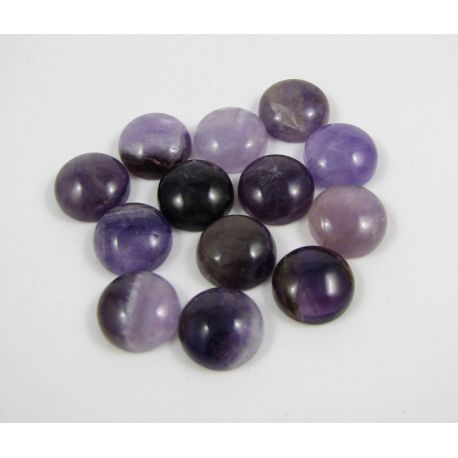 Ametisto kabošonas 12 mm KB0198