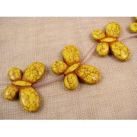 Sünteetiline türkiissinine liblikas 35x25 mm 1 tk.