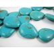 Synthetic turquoise beads 25 mm AK0743