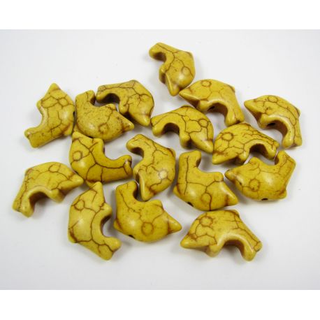 Sünteetiline türkiissinine delfiin 20 mm AK0729
