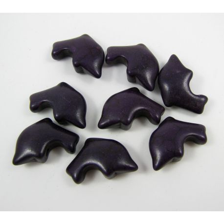 Synthetic turquoise dolphin 20 mm AK0731