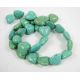 Synthetic turquoise beads strand 14 mm AK0734