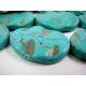 Synthetic turquoise beads 40x30 mm AK0737