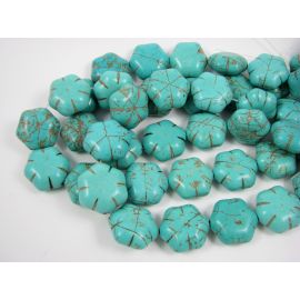 Sünteetiline türkiissinine lill 19 mm